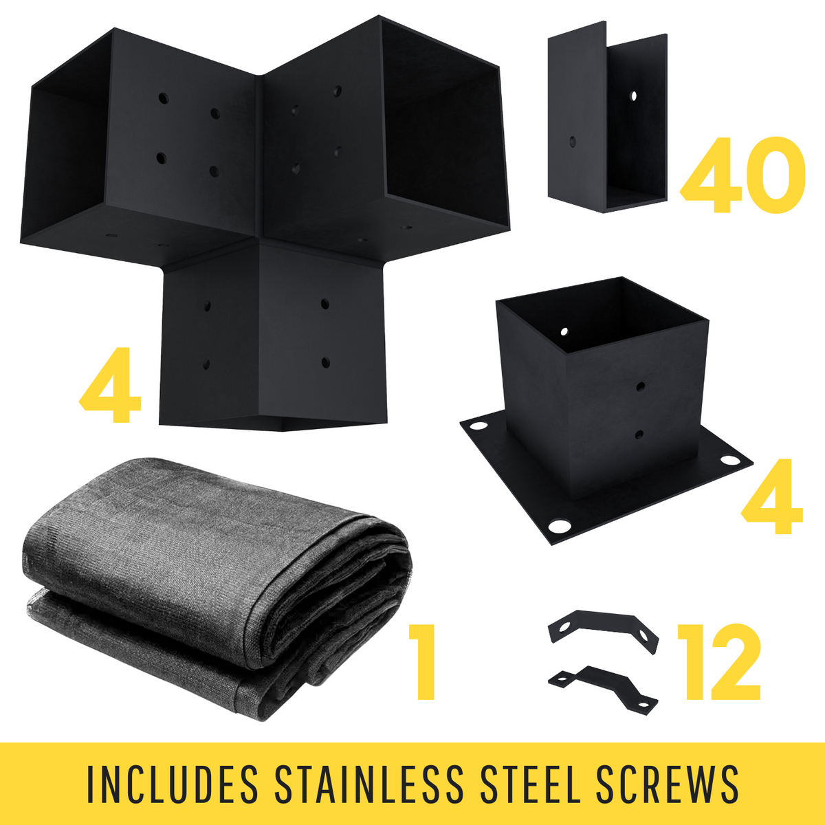Kit DIY de pergola carrée