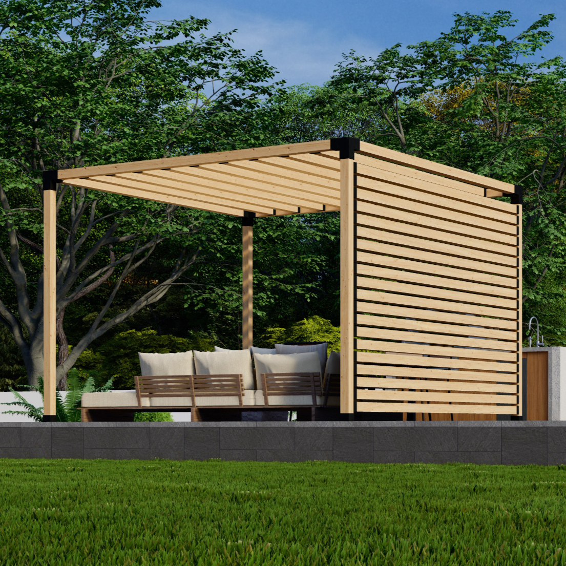 Kit DIY pour petite pergola