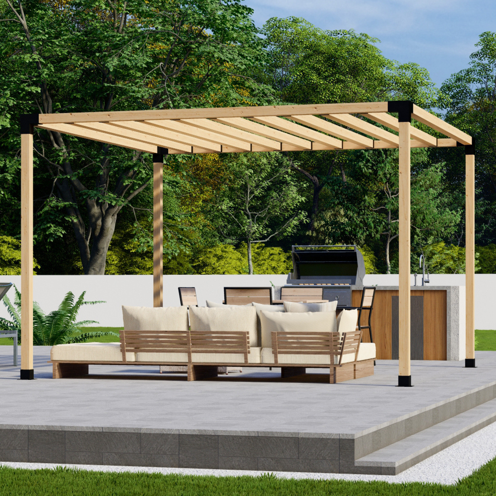 Petit kit de pergola pour terrasse