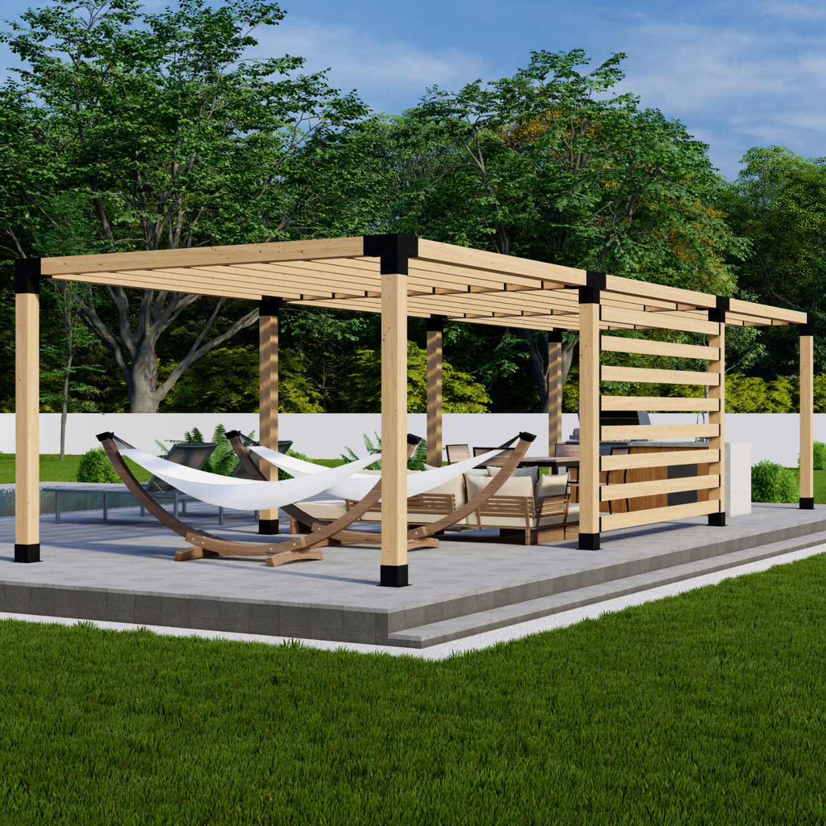 Kit de pergola modulaire pour projet DIY