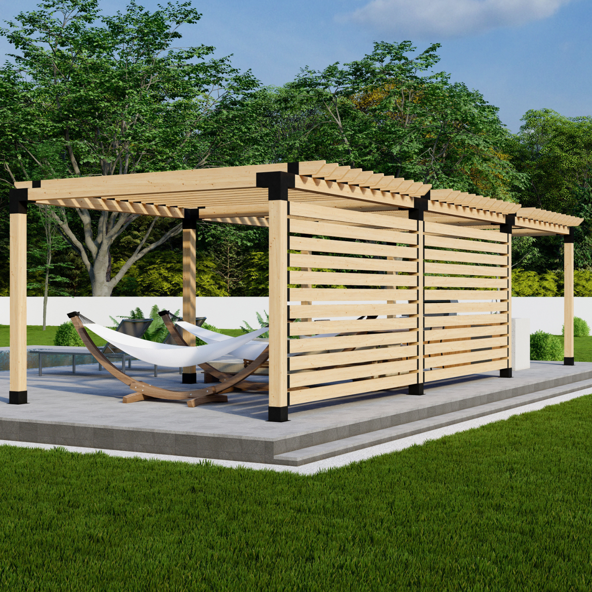Système de pergola modulaire pour pergola de toute taille