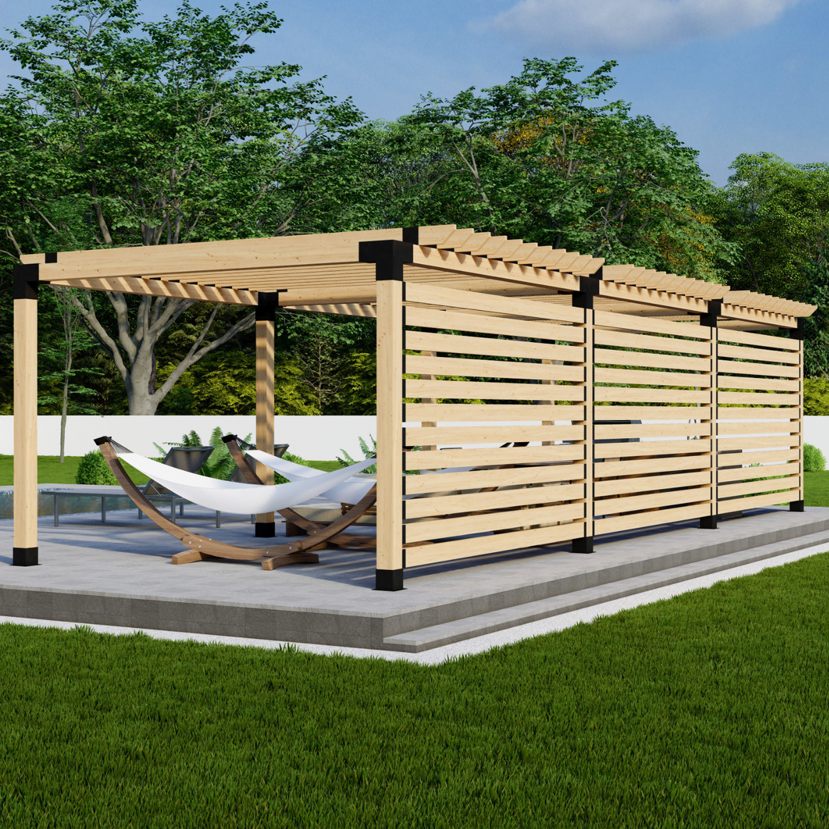 Kit DIY pour construire soi-même une pergola