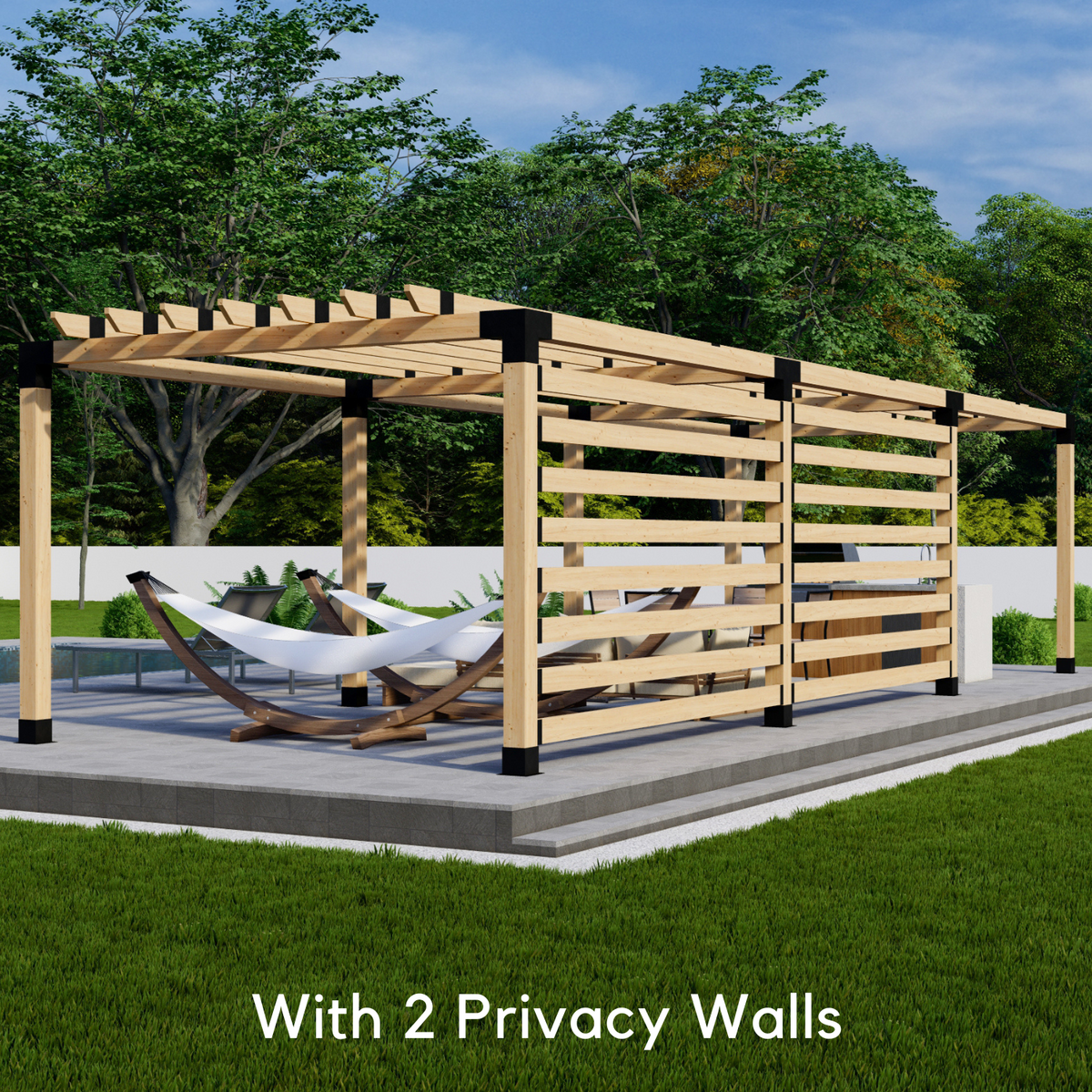 Kit de fixations et quincaillerie pour pergola