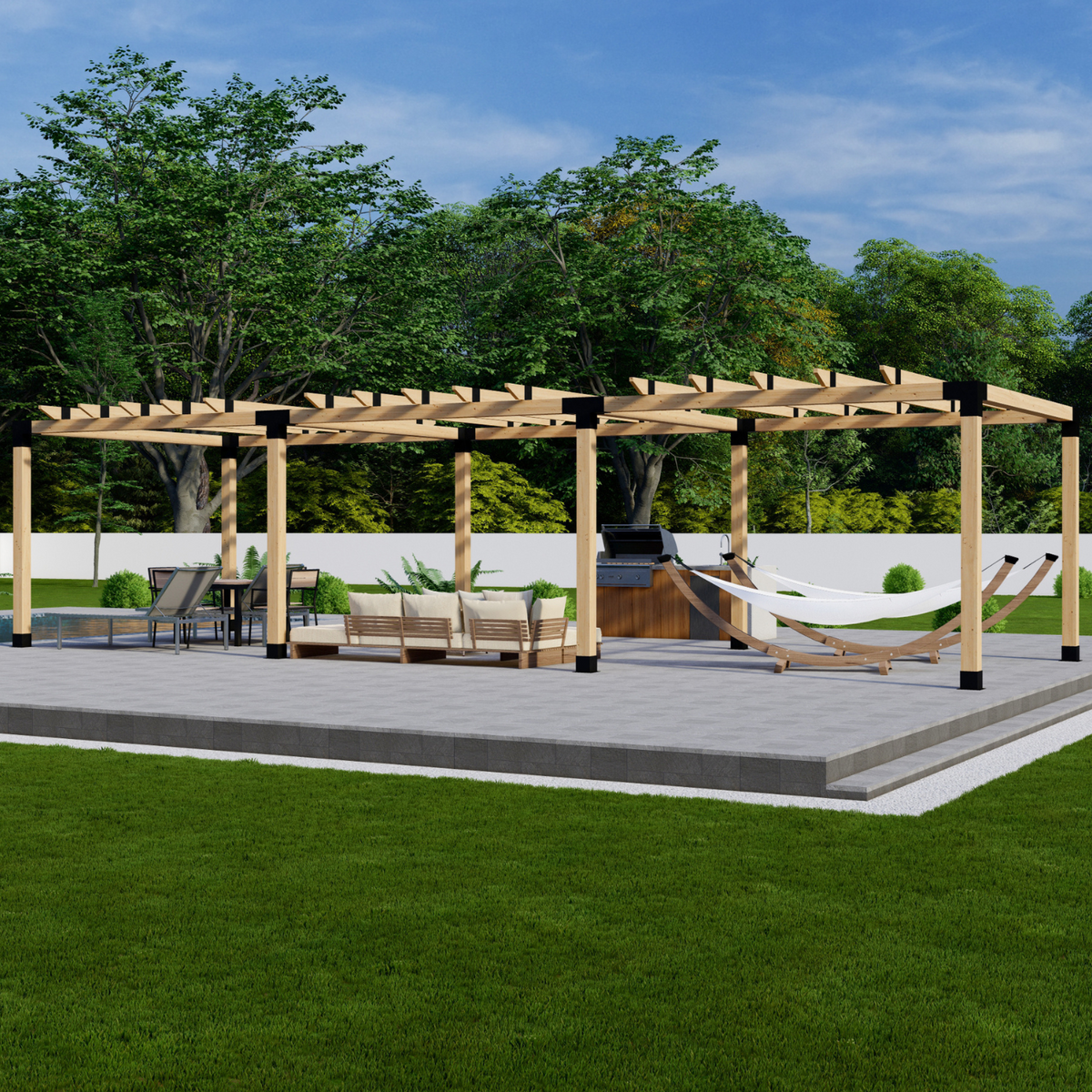 Kit DIY de pergola simple
