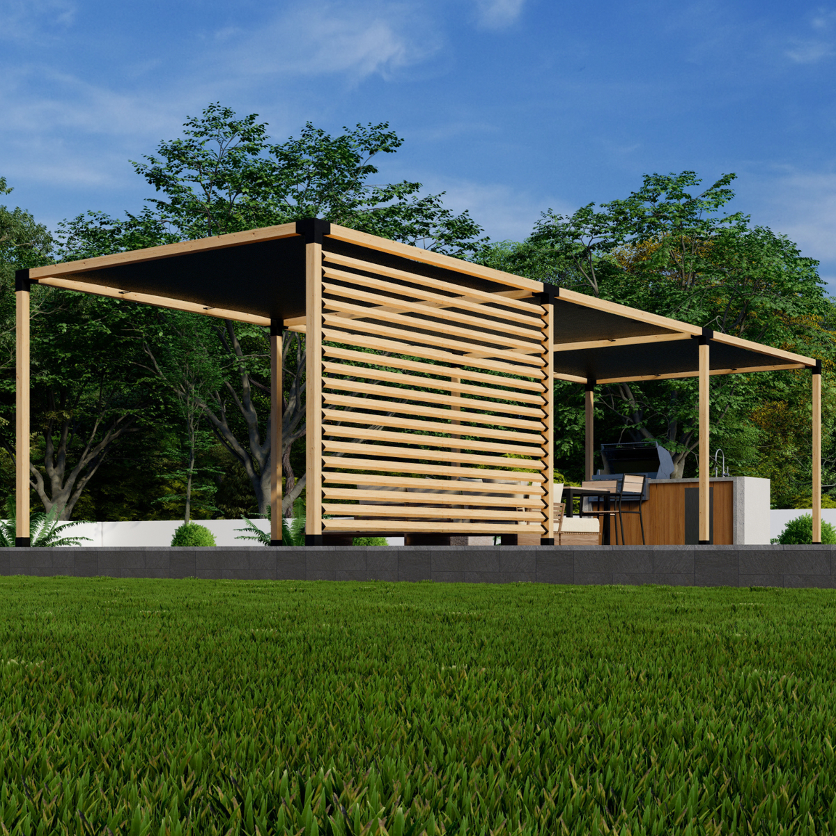 Kit de pergola extérieure pour pergola de toute taille