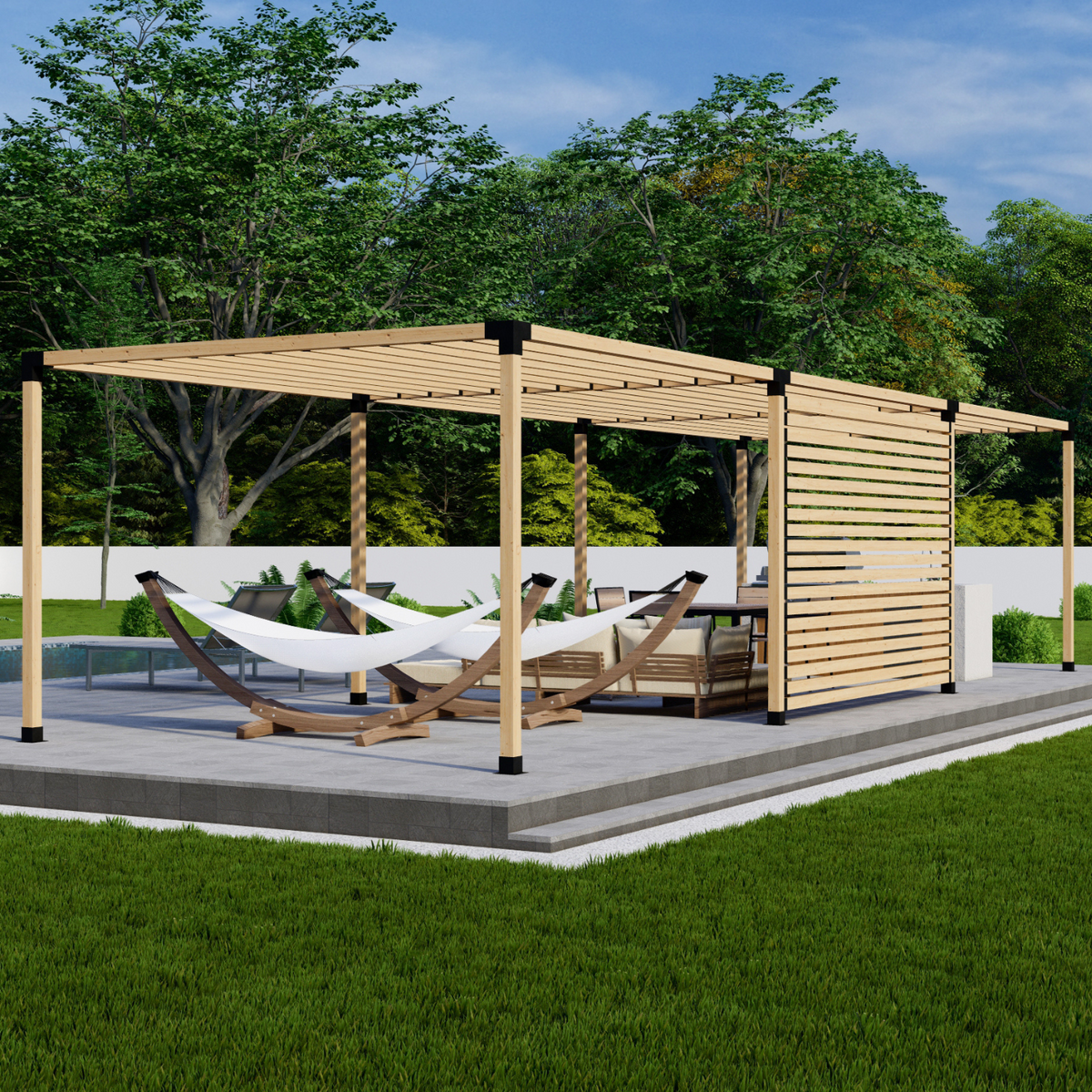 Kit DIY de pergola extérieure