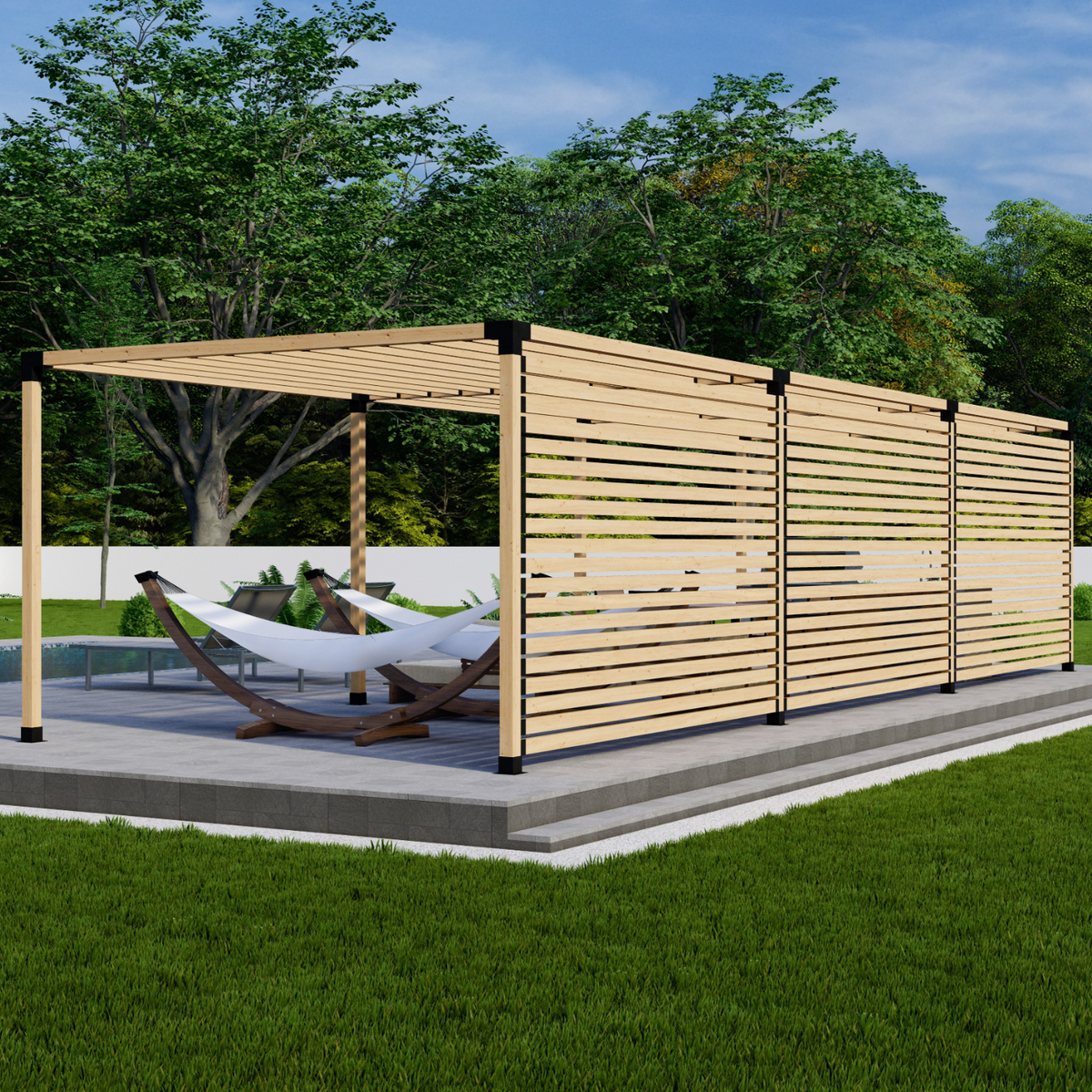 Kit DIY de pergola de terrasse