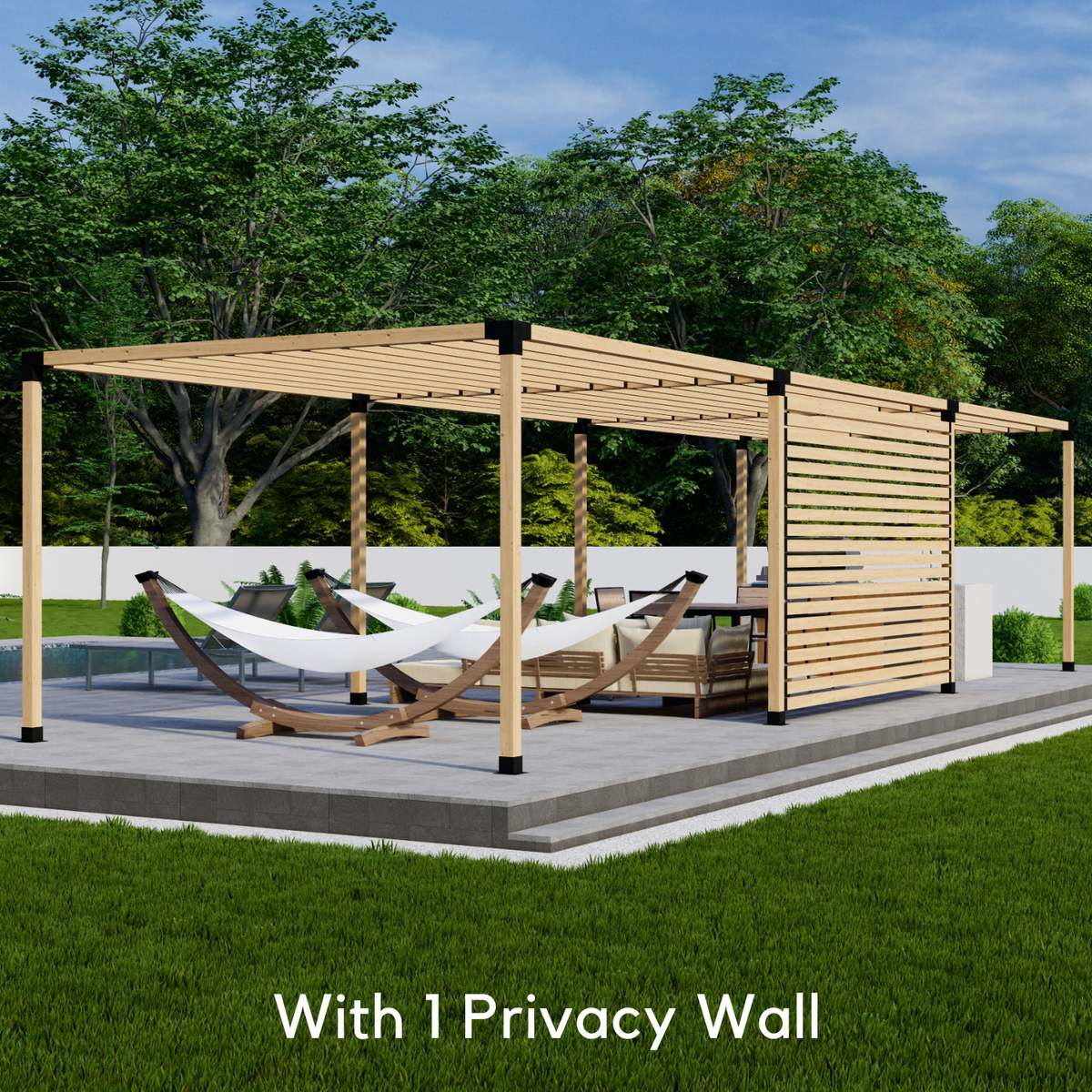 Kit de supports de solives pour pergola