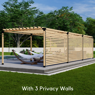 Kit DIY pour pergola contemporaine avec toit