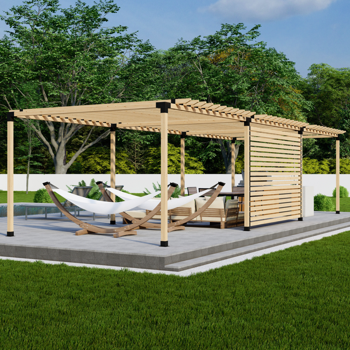 Kit DIY de pergola extérieure