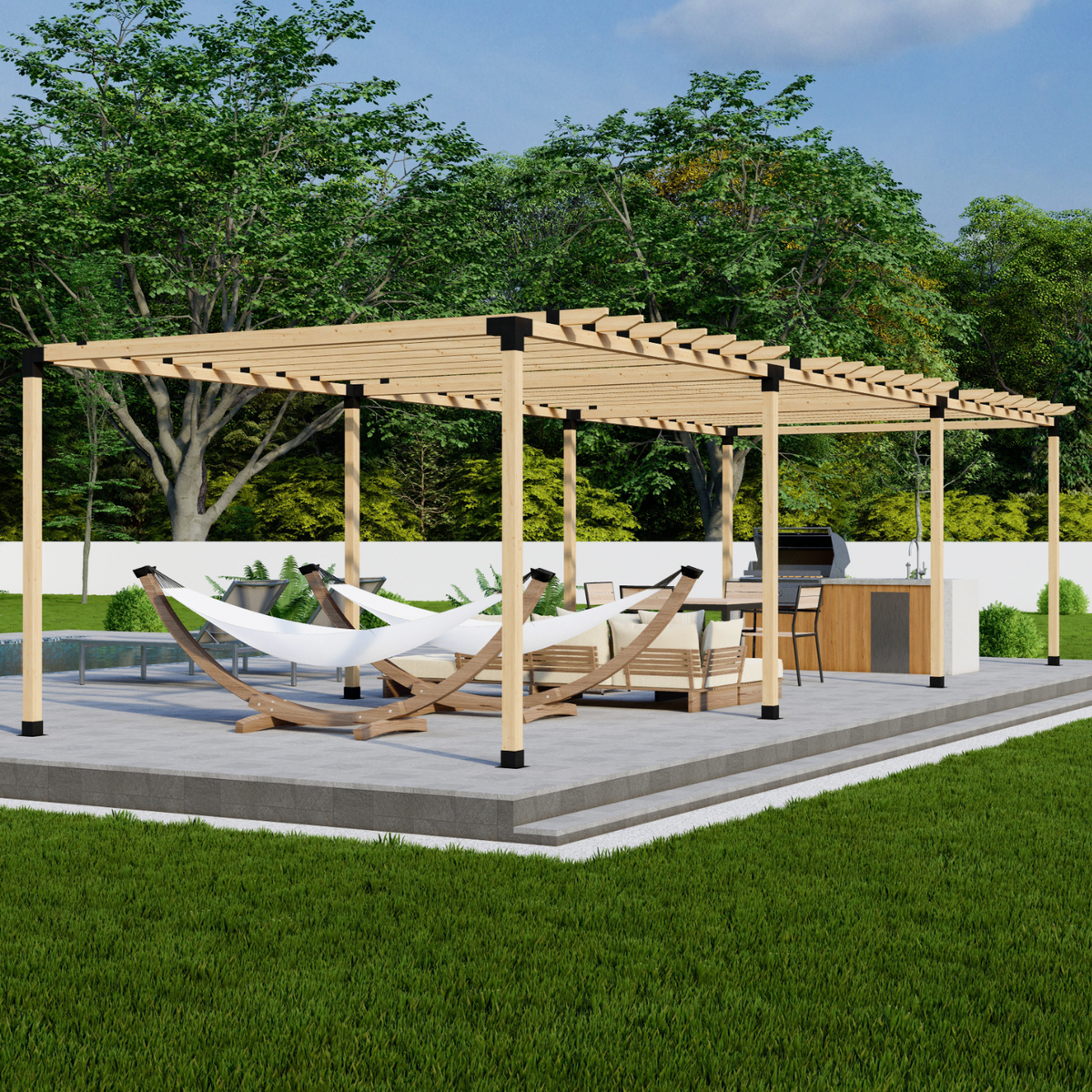 Kit DIY de pergola simple
