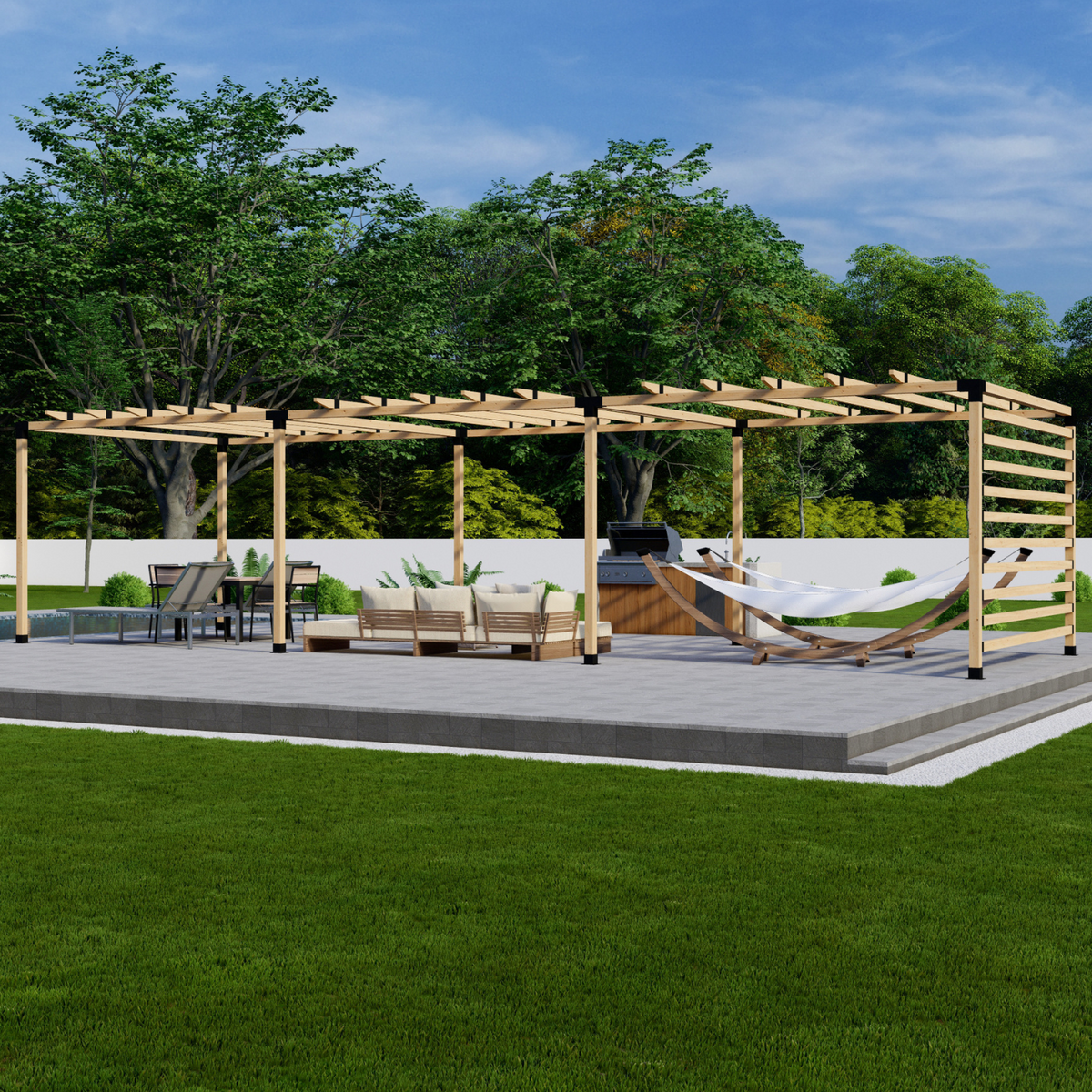 Kit métallique pour pergola – Supports pour pergola de toute taille
