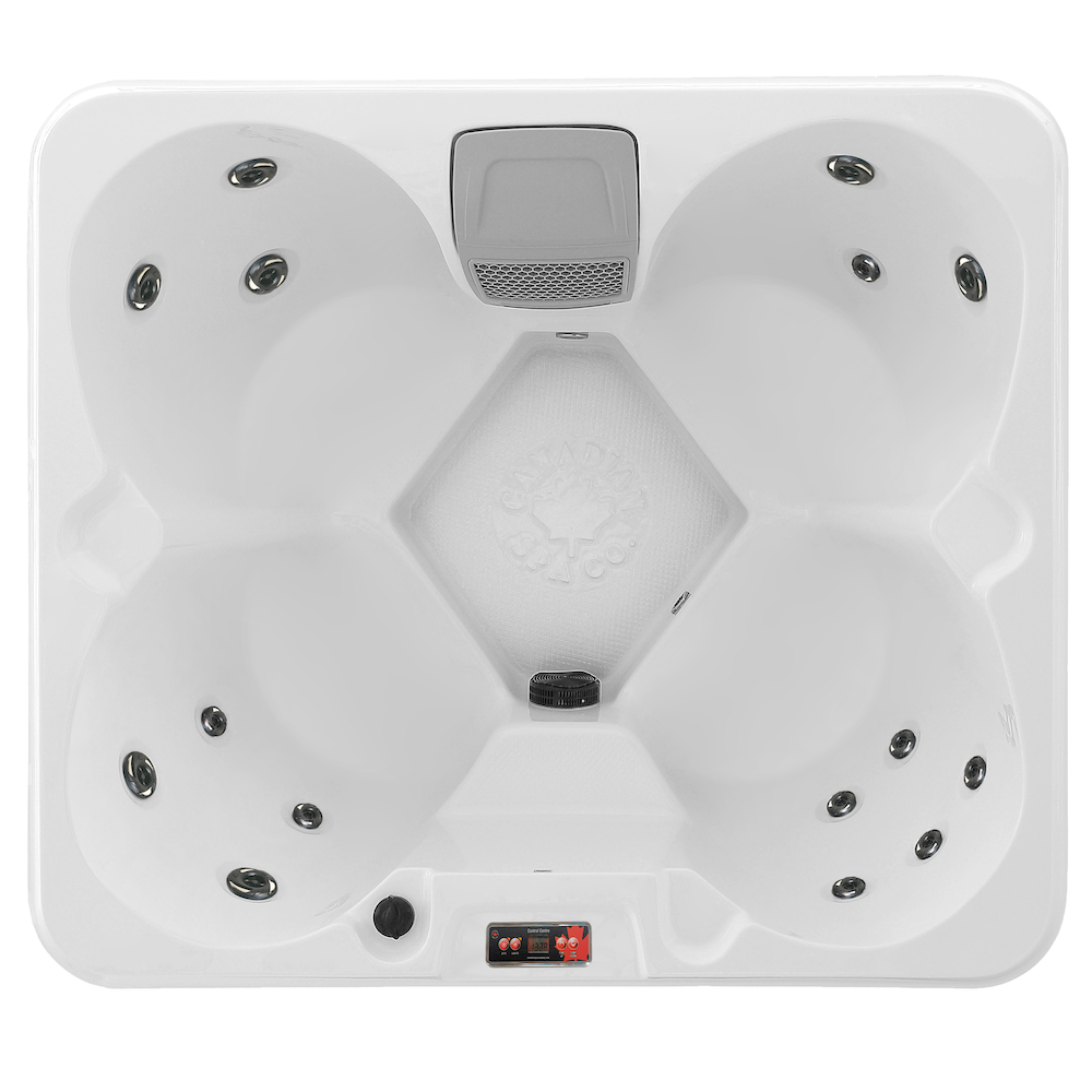 Gander – Bain à remous portable 4 personnes, 15 jets