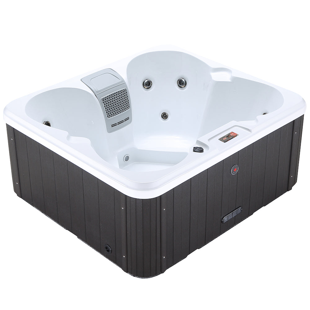 Gander – Bain à remous portable 4 personnes, 15 jets