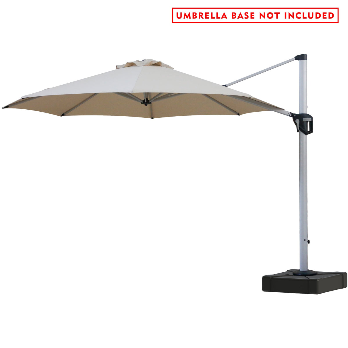 Kozyard 11' Roma Cantilever Offset Umbrella (4 Color Options) - Kozyard LLC.