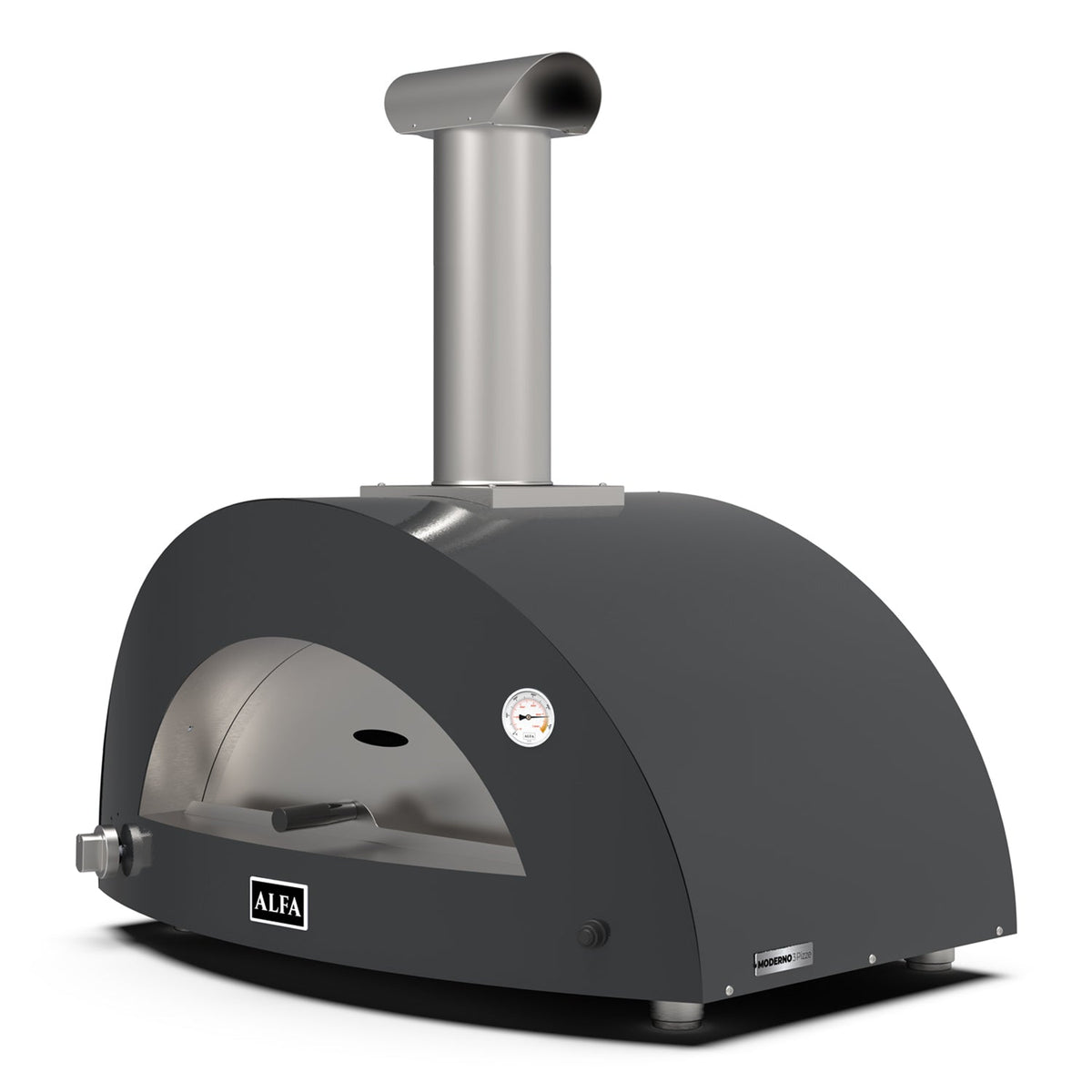 Alfa Moderno 3 Pizze – Four à pizza à gaz (LP or NG Fuel)