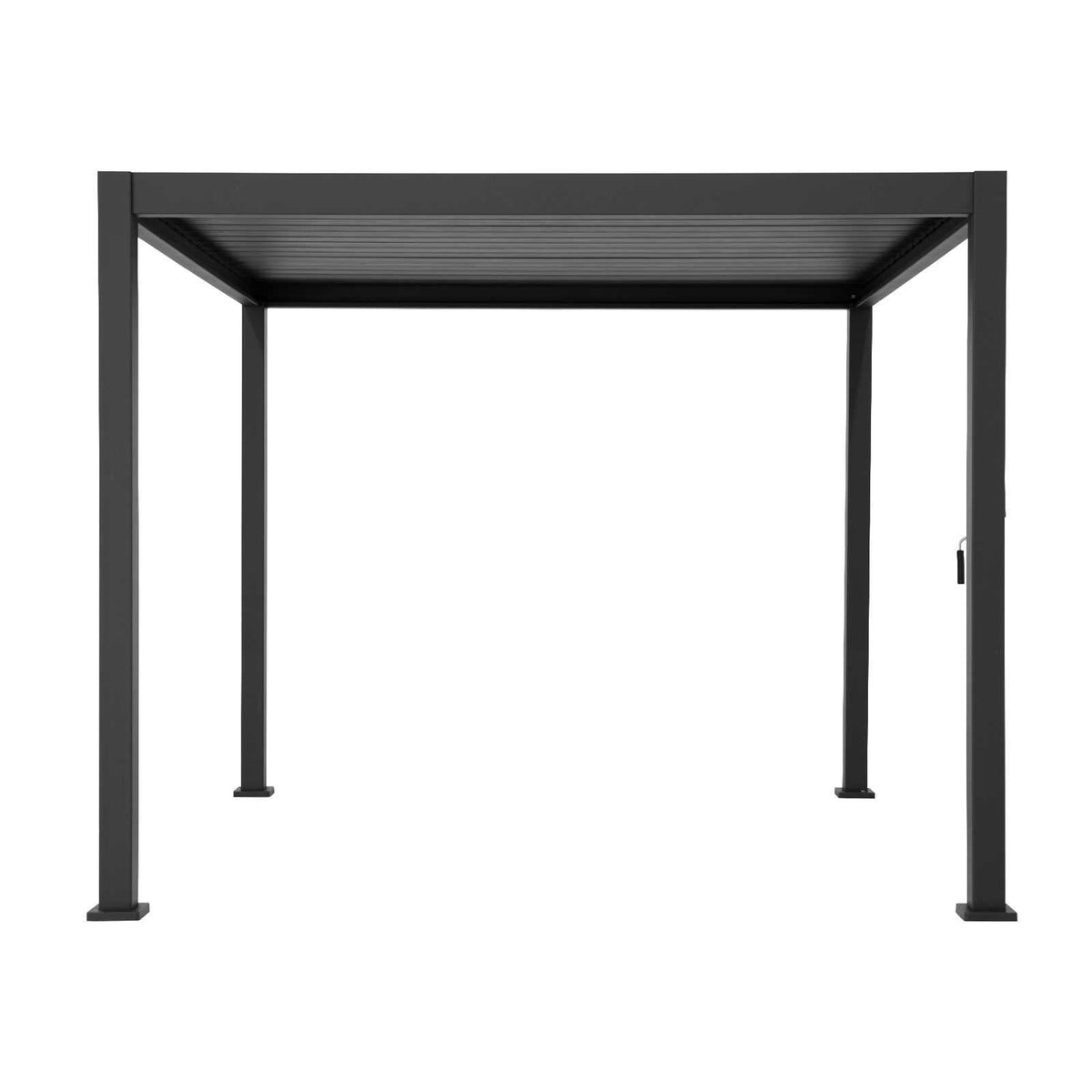 NOVA TITAN – Pergola carrée 3m x 3m – gris (modèle 2026)
