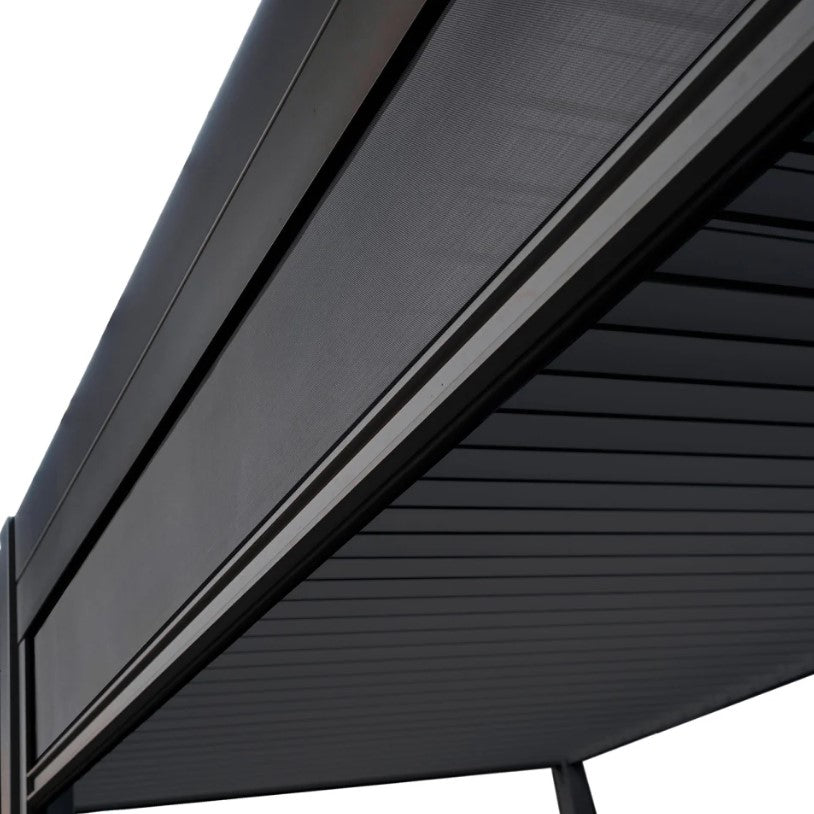 4M NOVA TITAN – Écran d’intimité pour pergola en aluminium – gris