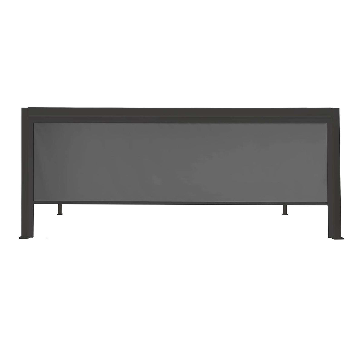 4M NOVA TITAN – Écran d’intimité pour pergola en aluminium – gris