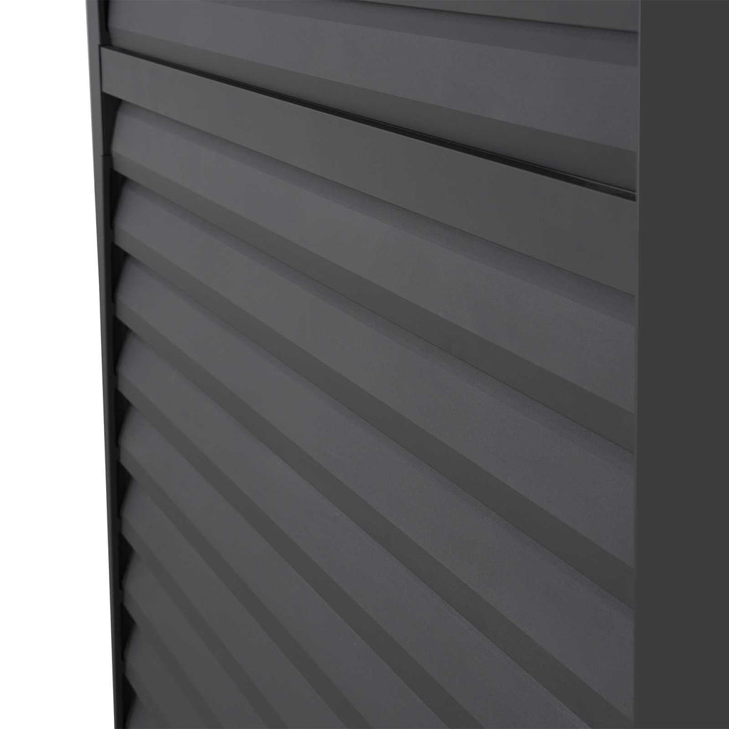 1.2M NOVA TITAN – Paroi réglable à lames orientables pour pergola en aluminium – gris