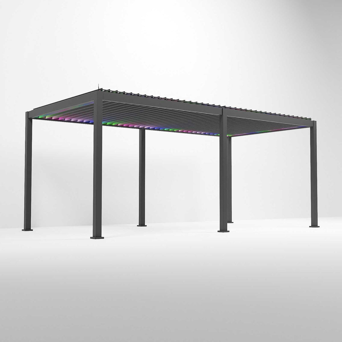 NOVA TITAN PLUS – Pergola rectangulaire 6m x 3m – gris (modèle 2026)