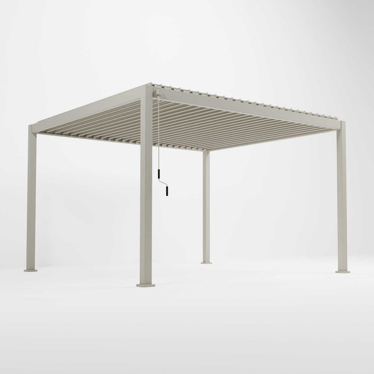 NOVA TITAN – Pergola rectangulaire 4m x 3m – Pebble (modèle 2026)