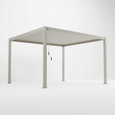 NOVA TITAN – Pergola rectangulaire 4m x 3.6m – Pebble (modèle 2026)