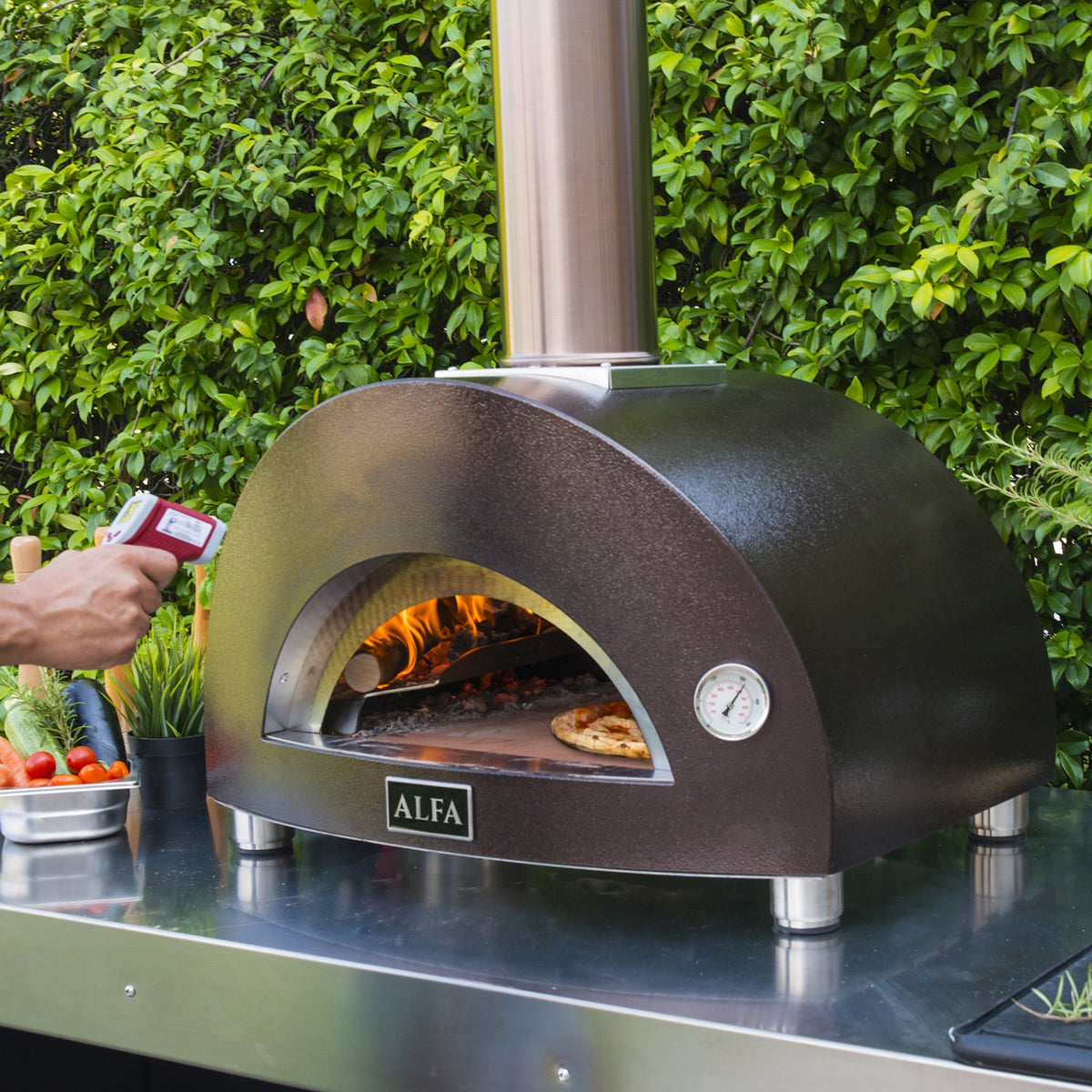 Alfa Moderno Nano – Four à pizza Copper au bois (Wood Fuel)