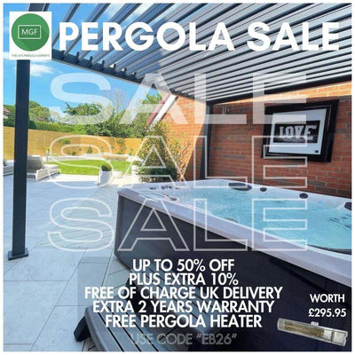 NOVA TITAN – Pergola carrée 3m x 3m – gris (modèle 2026)