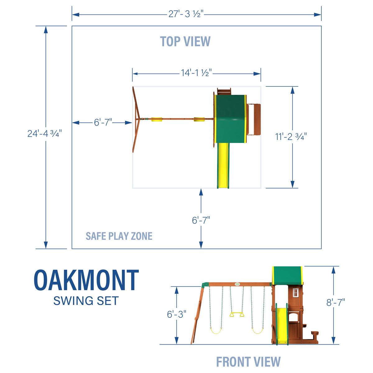 Oakmont – Portique de jeux