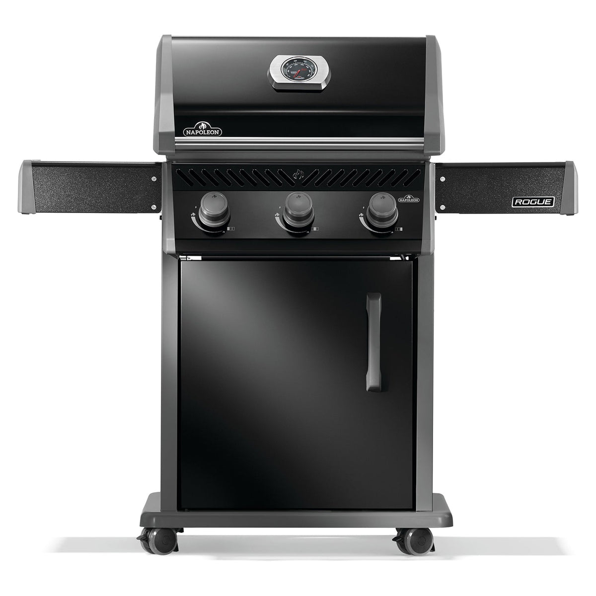 Napoleon Rogue 425 – Barbecue à gaz noir 3 brûleurs