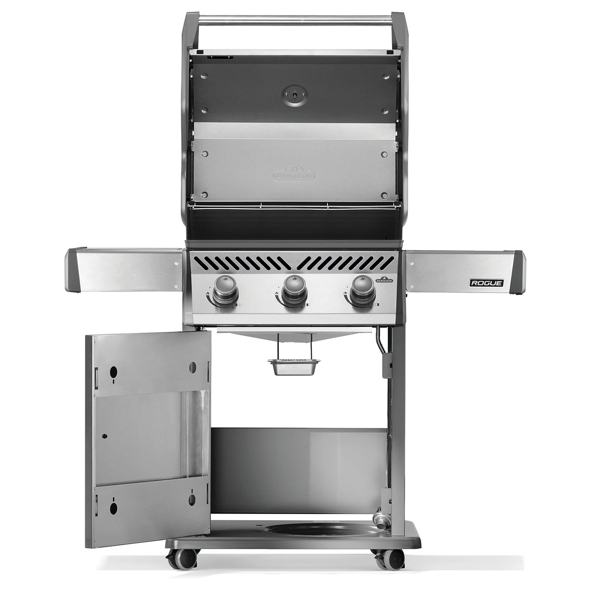 Napoleon Rogue 425 – Barbecue à gaz 3 brûleurs, acier inoxydable