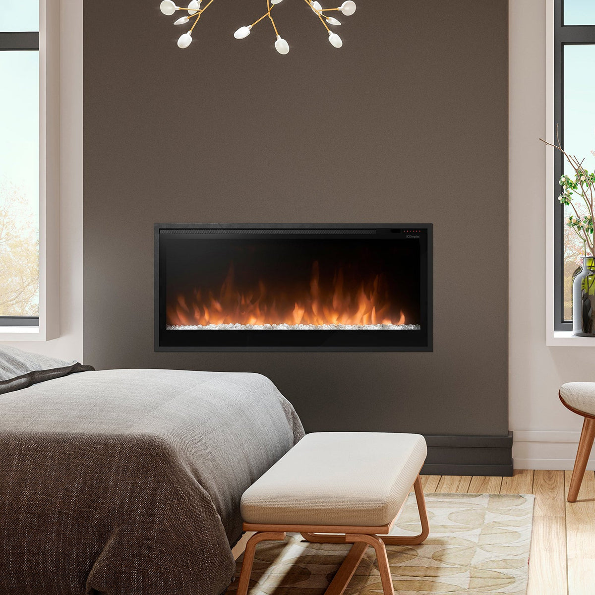 Dimplex Multi-Fire SL 42" – Cheminée électrique linéaire mince – PLF4214-XS