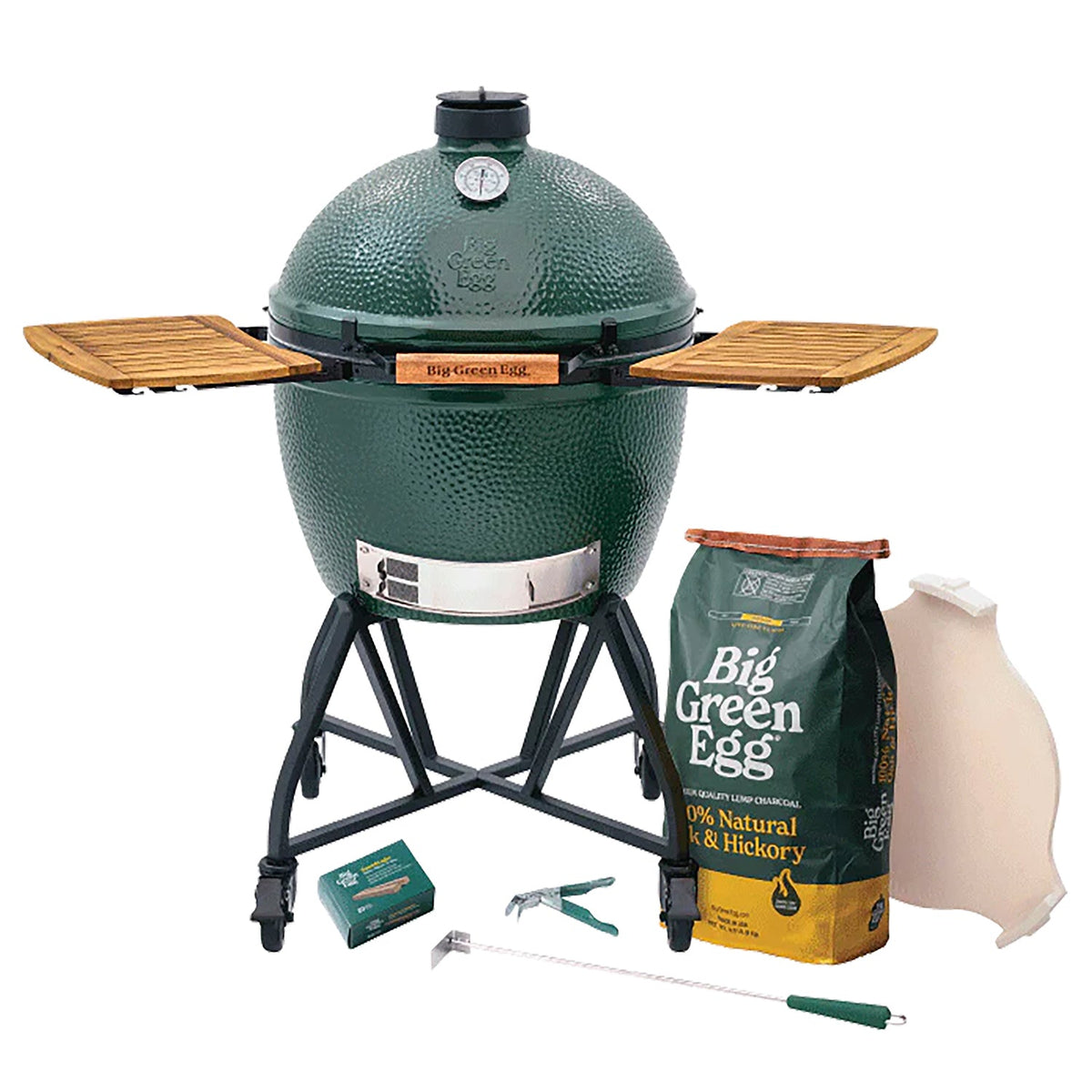 XL Big Green Egg + ensemble intEGGrated Nest + EGG Mates