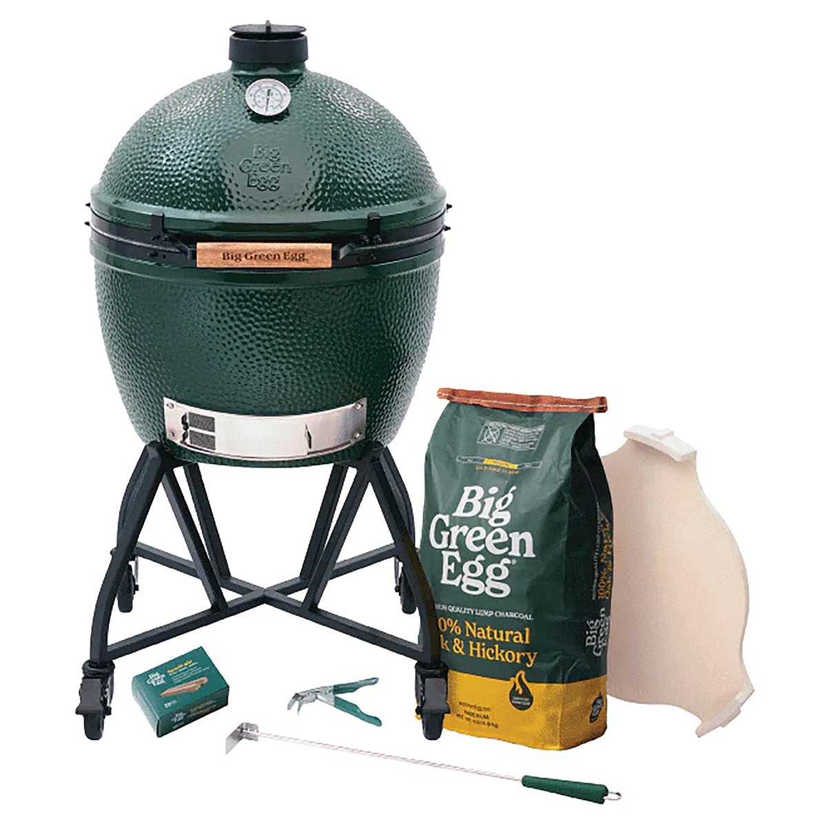 XL Big Green Egg + ensemble intEGGrated Nest