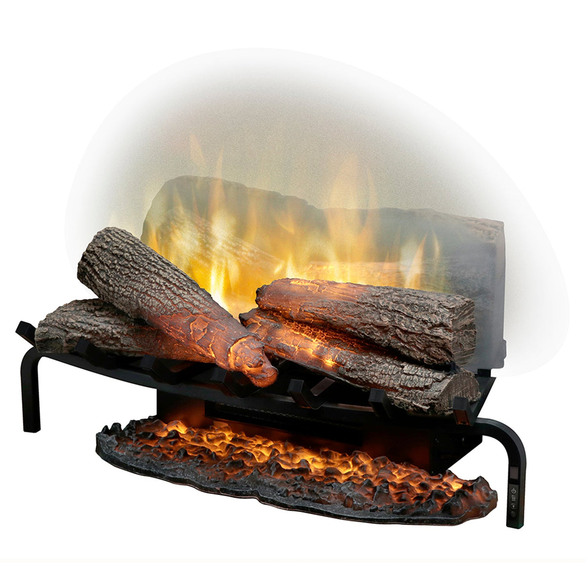 Dimplex Revillusion 25" – Jeu de bûches Masonry Fireplace REALOGS avec tapis de braises