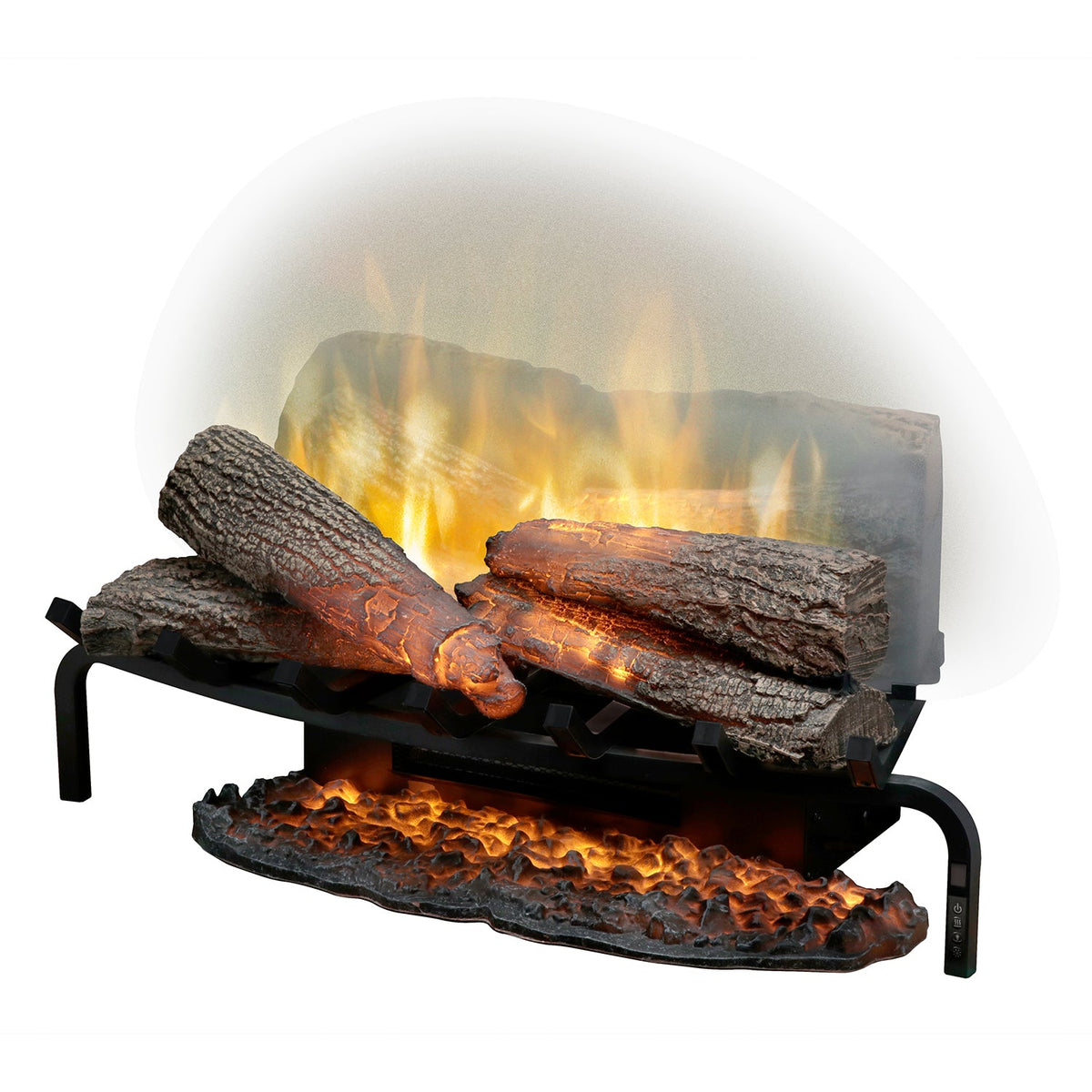 Dimplex Revillusion 25" – Jeu de bûches Masonry Fireplace REALOGS avec tapis de braises
