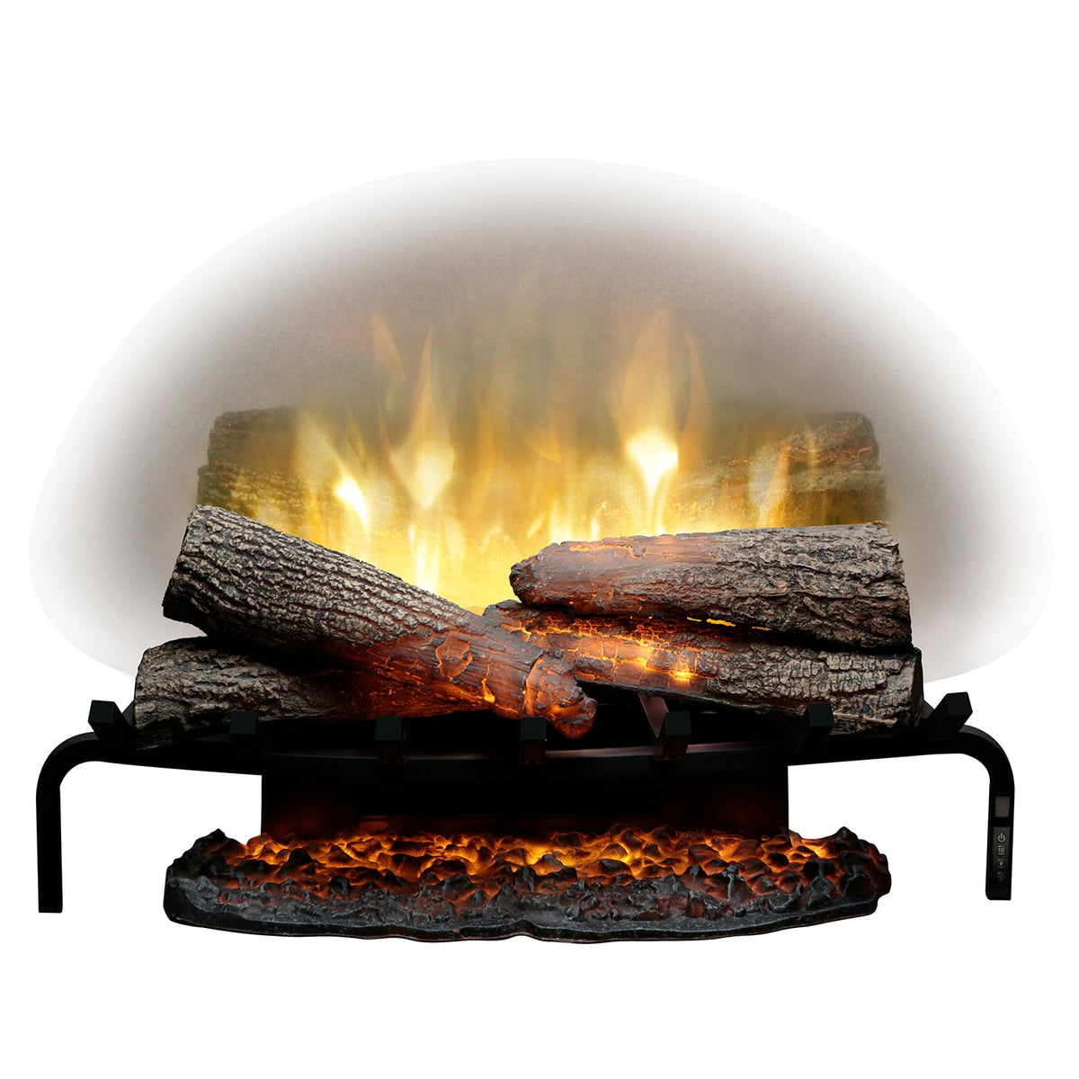 Dimplex Revillusion 25" – Jeu de bûches Masonry Fireplace REALOGS avec tapis de braises