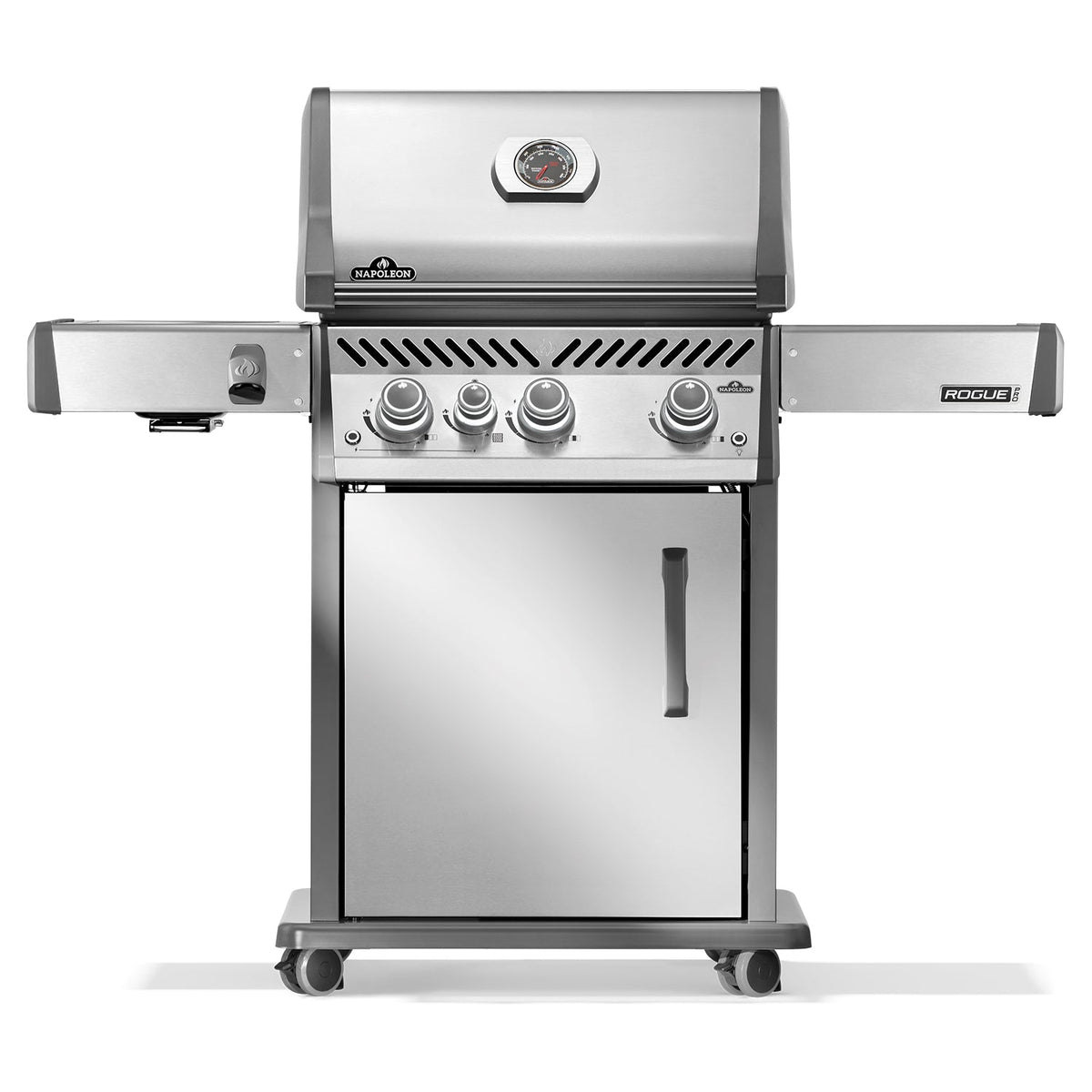 Napoleon Rogue PRO 425 SIB – Barbecue 4 brûleurs avec brûleur latéral infrarouge, Stainless