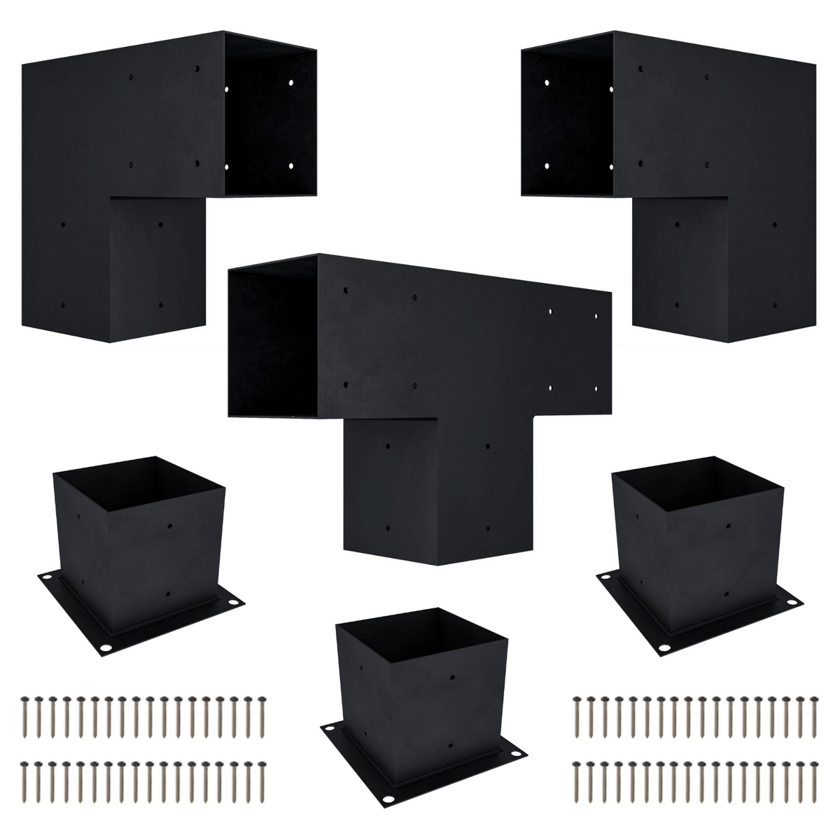 Kit de paroi d’intimité autoportante pour jardin jusqu’à 24' (2 sections de paroi avec structure 6x6)