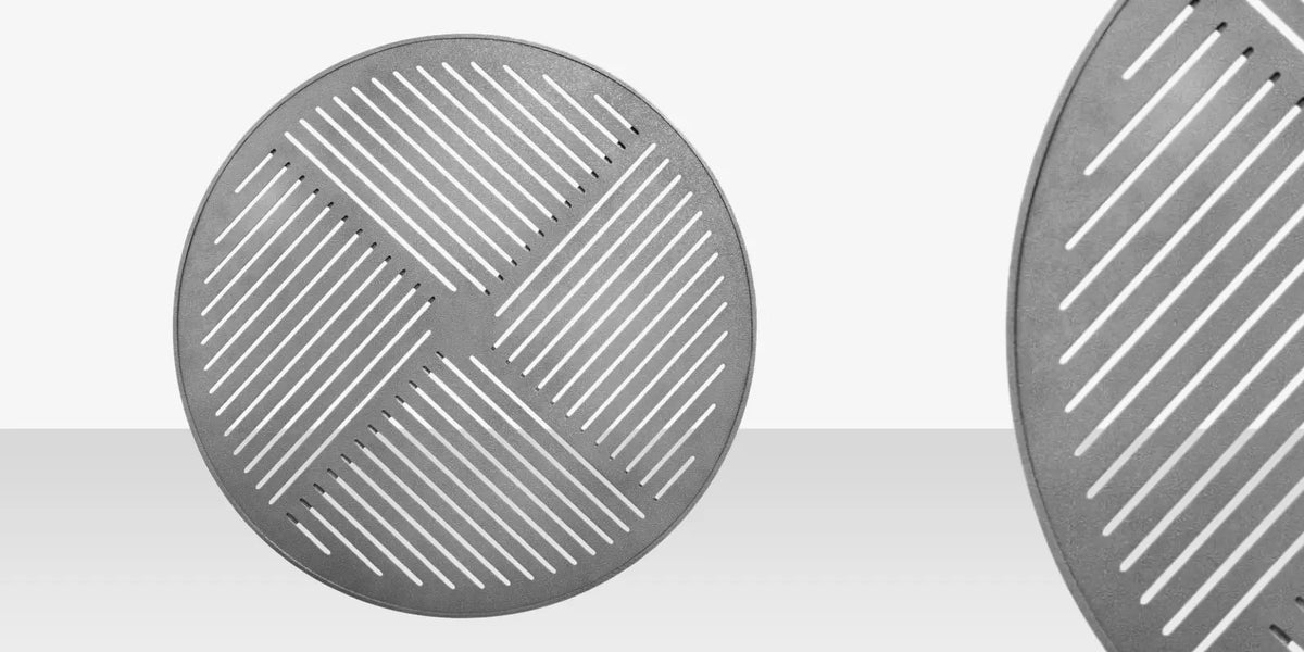 Tides 36" de diamètre Punch – Plateaux de table extérieurs en aluminium