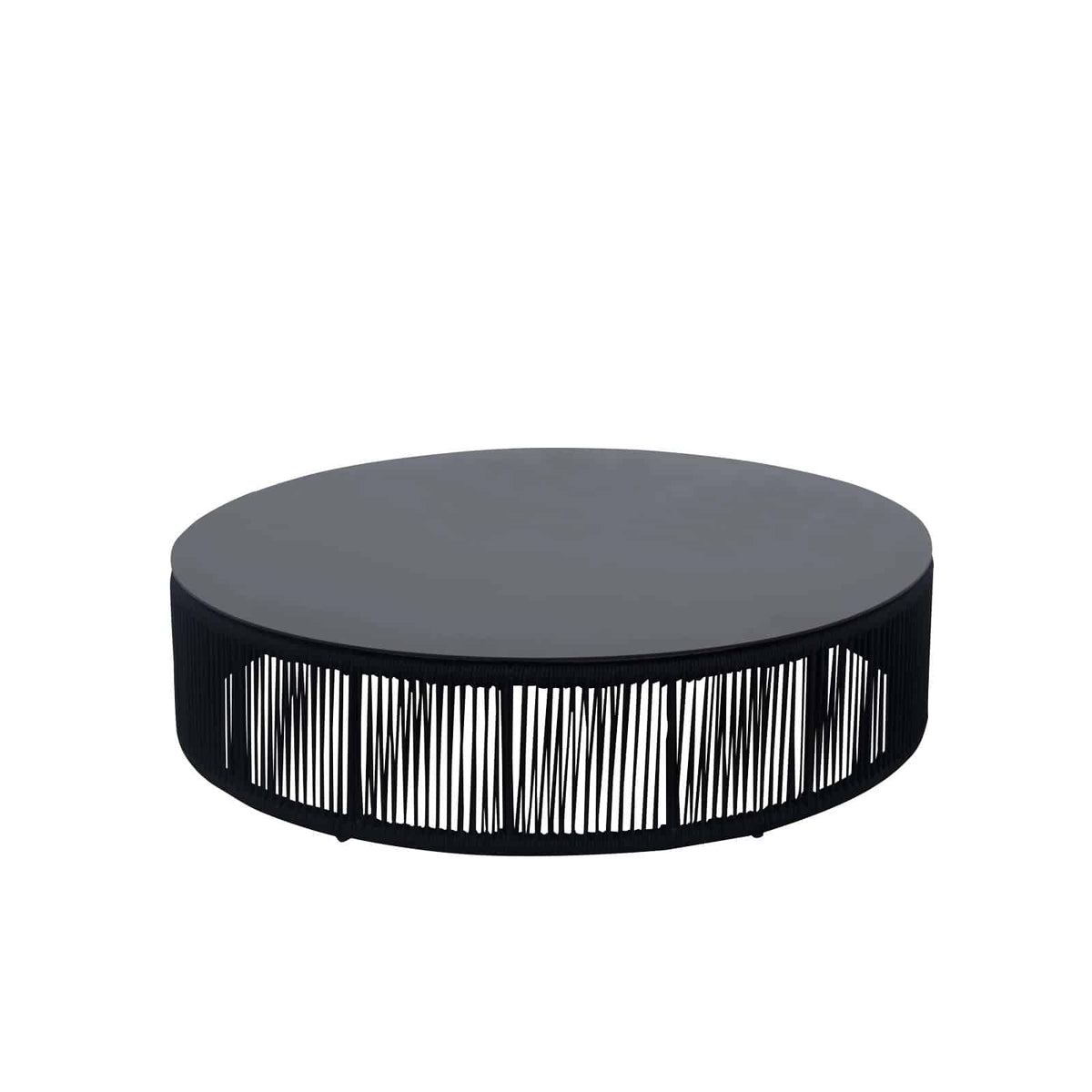 Skye – Table basse ronde, corde grise