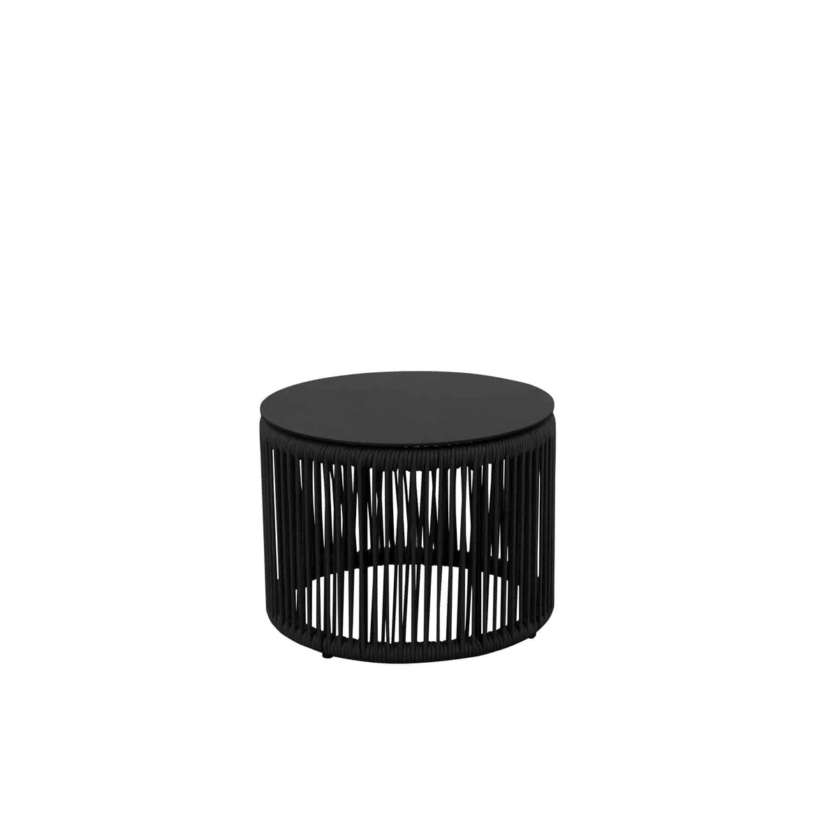 Skye – Table d’appoint ronde, corde noire