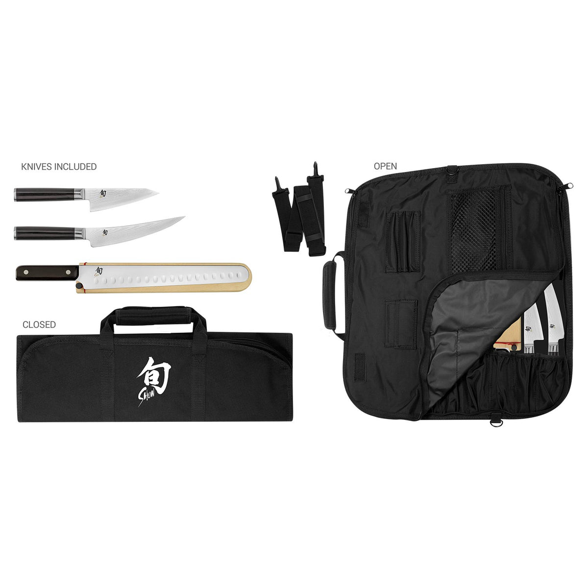 Shun Classic – Ensemble de 4 couteaux DMS0450