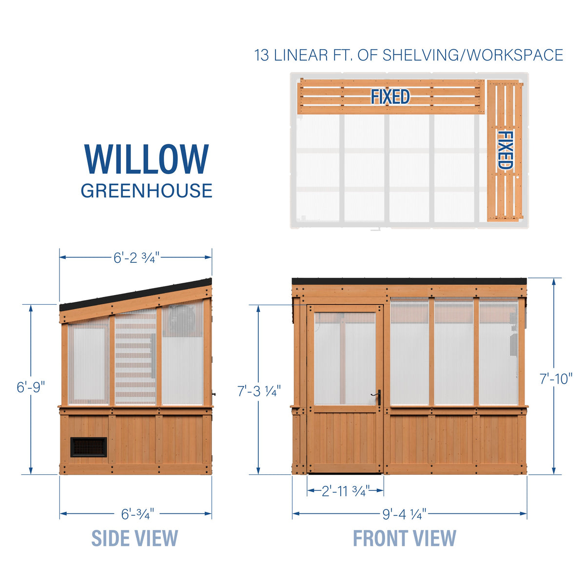 Willow 9x6 – Serre