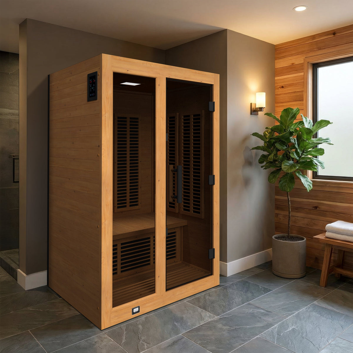 Knox – Sauna infrarouge intérieur, 2 personnes