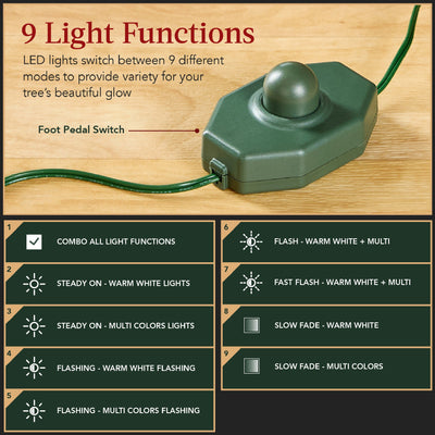 Pre-Lit Artificial Scotch Pine Pencil Christmas Tree w/ Metal Stand - Best Choice Products