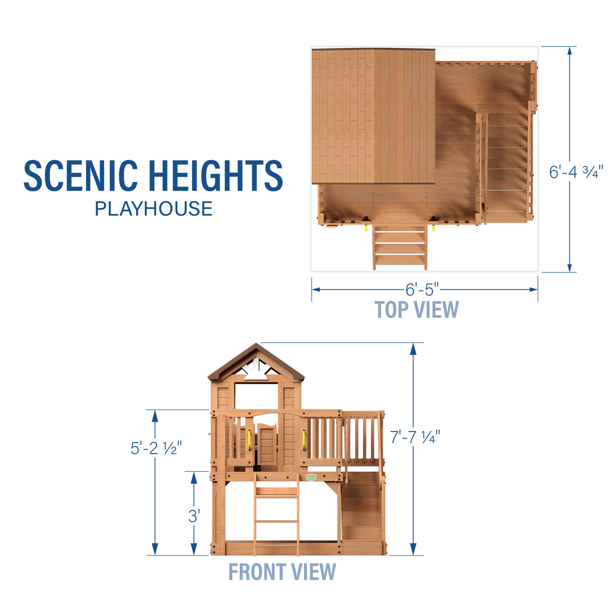 Scenic Heights – Maison de jeux en bois