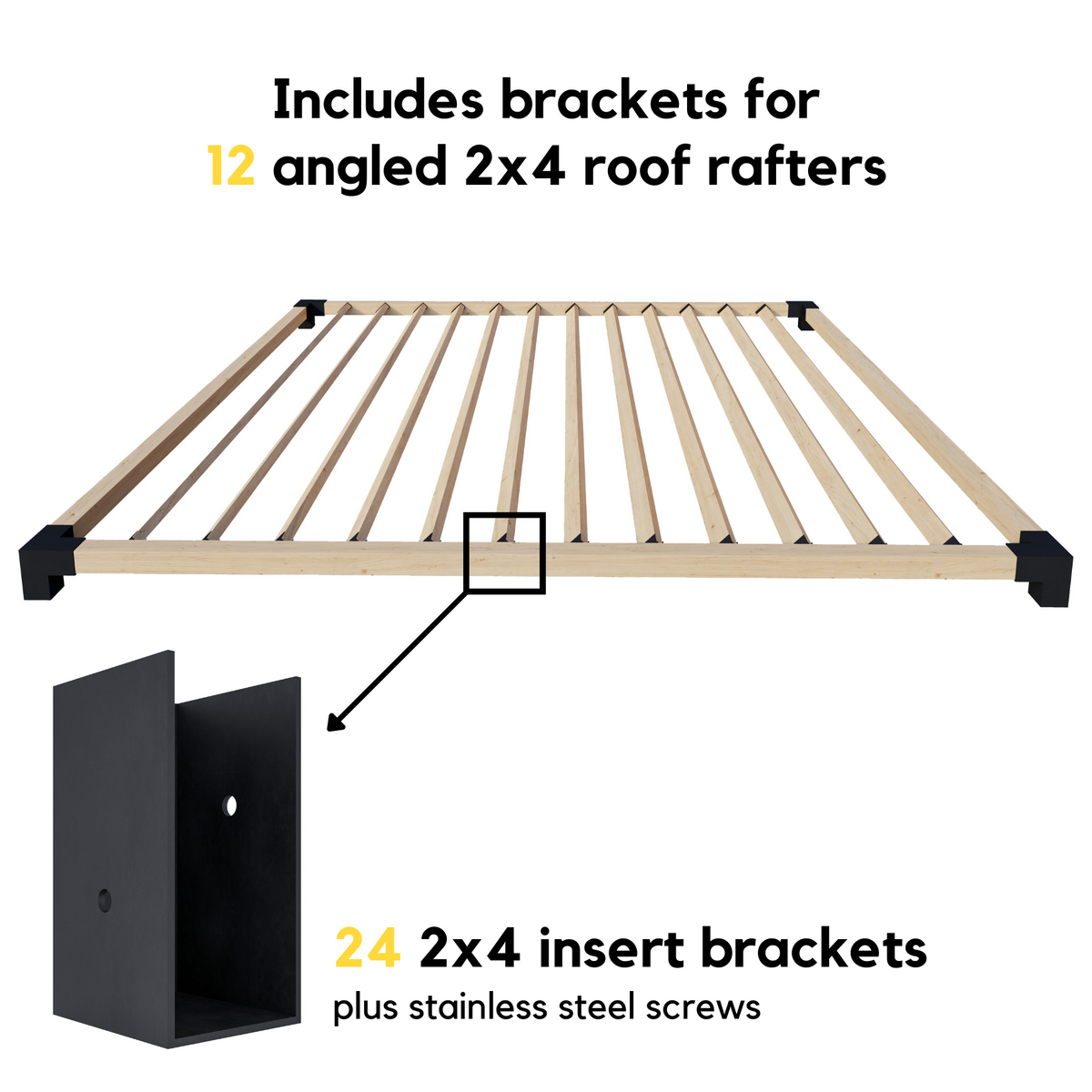 Petit kit de pergola pour terrasse