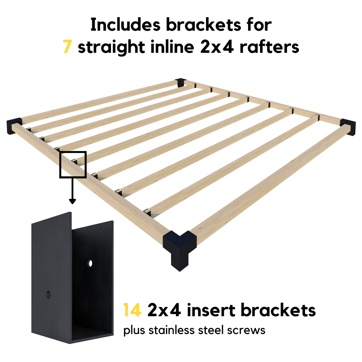 Petit kit de pergola extérieure